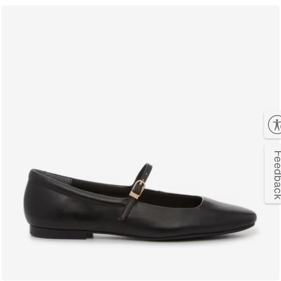 Dolce Vita Aileen black leather Mary Jane flats - Picture 3 of 9